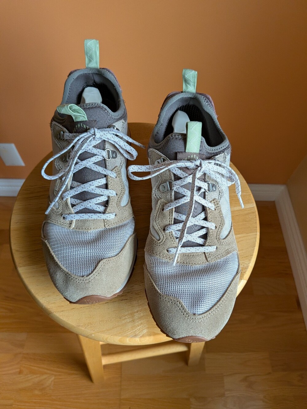 Merrell Women's  Tan, Gray & Mint Lace-Up Sneakers Size 11